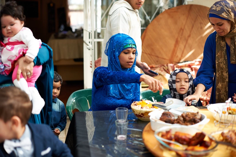 family gathering in eid